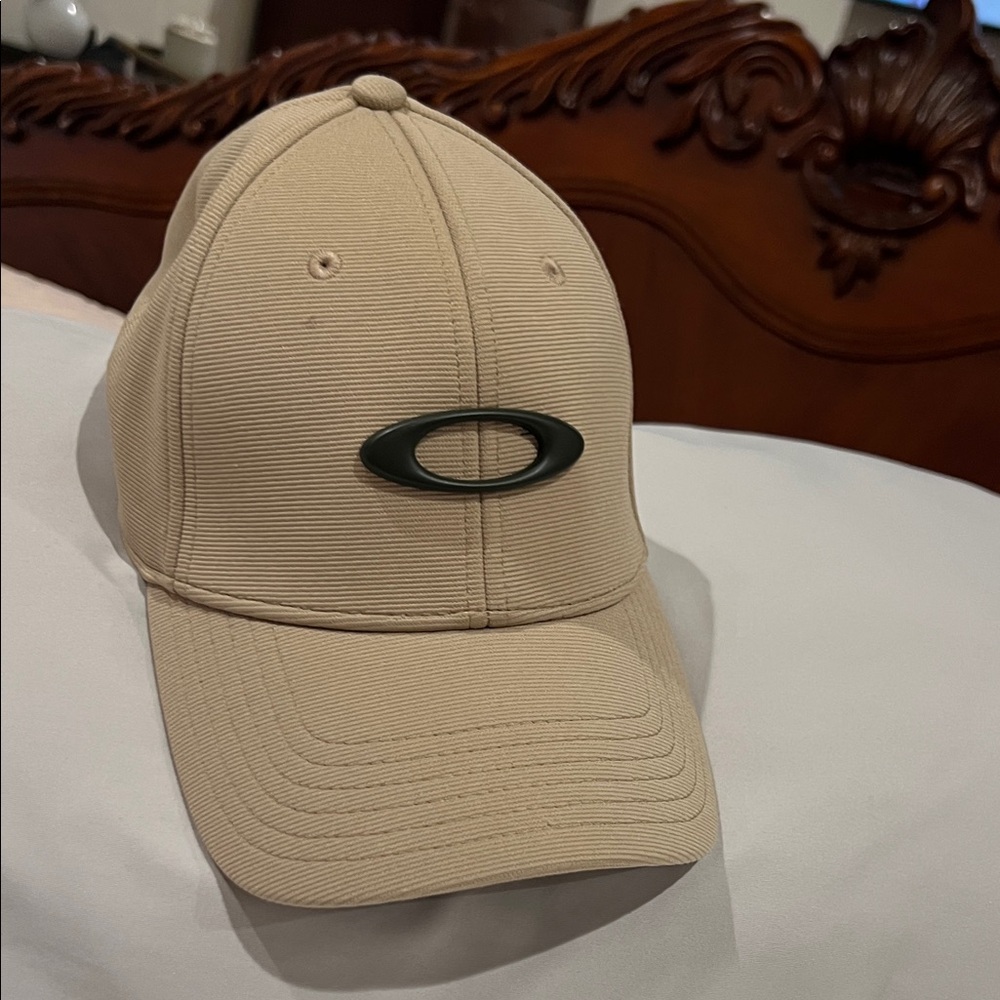 Oakley Tan Cap with Black Embroidery